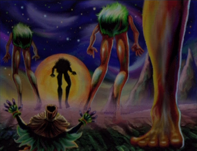 Skull Kid and Four Giants