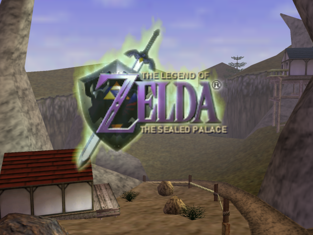 File:OOT romhack Sealed Palace title screen.png