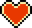 Heart Container Sprite from A Link to the Past