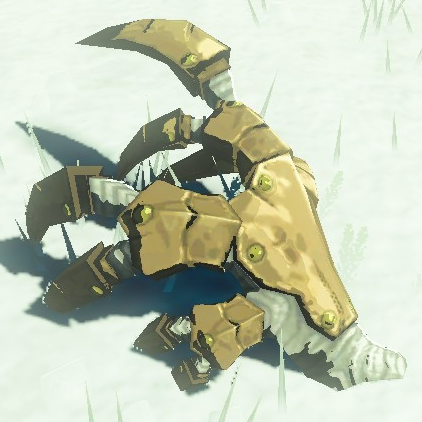 File:White-Maned Lynel Mace Horn - TotK Compendium.png