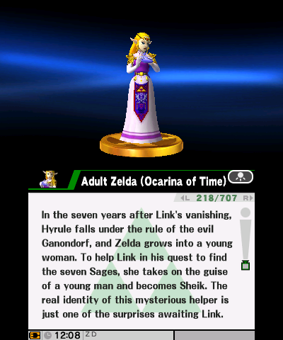 File:Adult Zelda (Ocarina of Time) - SSB3DS Trophy with EU-AUS text.png