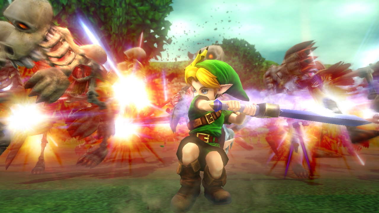 Hyrule Warriors Screenshot Young Link Spin Attack.jpg. 