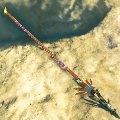 File:Feathered Spear (Decayed) - TotK Compendium.png