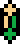 Small Green Rupee sprite from Oracle of Seasons and Oracle of Ages