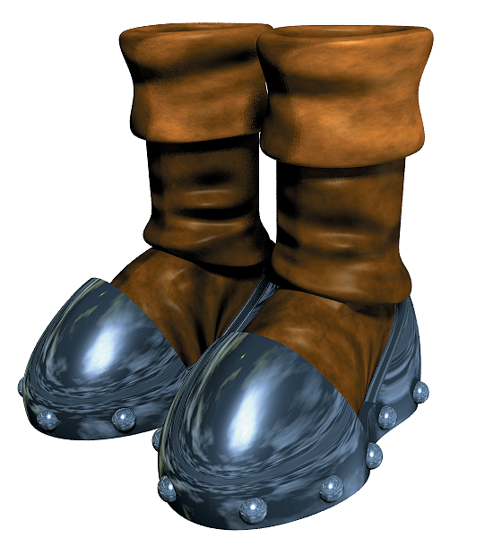 File:Iron Boots - OOT64 render.png