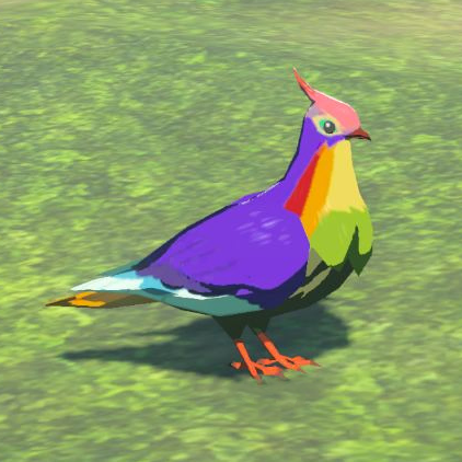 File:Rainbow Pigeon - TotK Compendium.png