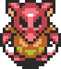 Red Goriya sprite from A Link to the Past