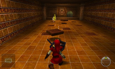 #58: In the large lava room with the broken bridge, found very early in the dungeon, turn to the left to see a Time Block on a higher ledge. Stand on the lower platform and play the Song of Time when Navi turns green. Climb up and enter the room here. Defeat the Floor Tiles and Like Like to find the Gold Skulltula on the back wall.