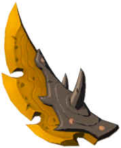 File:Black Lizalfos Horn - TotK icon.png