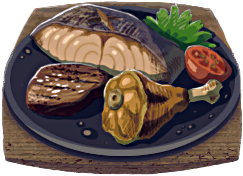 File:Meat and Seafood Fry - TotK icon.png