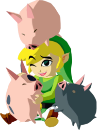 File:Link and Pigs.png