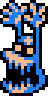 Blue Camo Goblin sprite from Link's Awakening DX