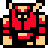 Red Darknut sprite from Oracle of Seasons and Oracle of Ages