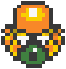 Orange Octorok sprite from Palace of the Four Sword in A Link to the Past (GBA)
