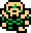 Green Stalfos sprite from Link's Awakening DX and Oracle of Seasons