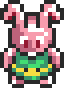 A Link to the Past Bunny Link sprite