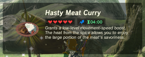 Hasty Meat Curry