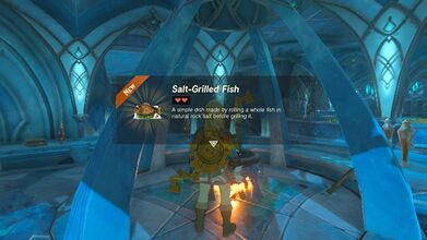 A Salt-Grilled Fish meal