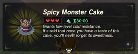 Spicy Monster Cake