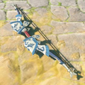 Breath of the Wild Hyrule Compendium picture of the Knight's Bow.