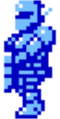 Blue Iron Knuckle sprite from The Adventure of Link