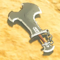 Breath of the Wild Hyrule Compendium picture of a Mighty Lynel Sword.