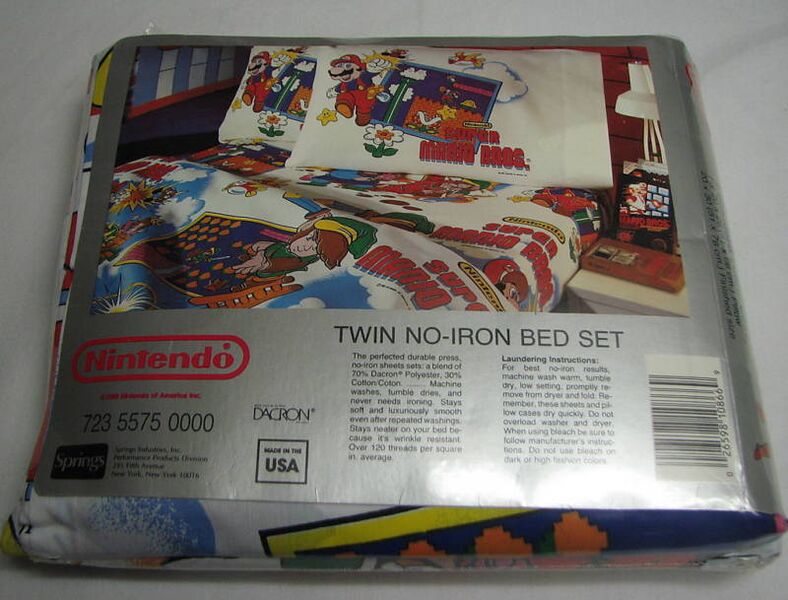 File:The Legend of Zelda & Super Mario Bros. Twin Bed Set0.jpg