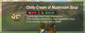Chilly Cream of Mushroom Soup