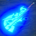 Breath of the Wild Hyrule Compendium picture of an Ancient Battle Axe++.