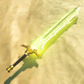 Breath of the Wild Hyrule Compendium picture of a Thunderblade.