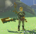 Link wielding a Soldier II Blade