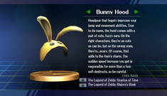 Bunny Hood: Randomly obtained.