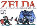 Zelda (Game & Watch) console sticker.