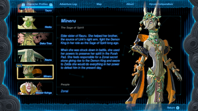 Mineru's Character Profile