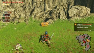 Savage Lynel SpearNear the southern tip of the map, in a small area to the west.