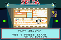 Zelda (Game & Watch) title screen in Game & Watch Gallery 4.