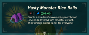 Hasty Monster Rice Balls