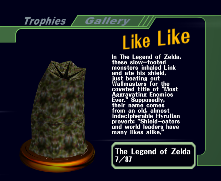 File:Like Like - SSB Melee Trophy 198 with text.png