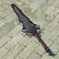 Breath of the Wild Hyrule Compendium picture of the Royal Guard's Claymore.