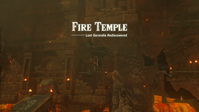 Exterior of the Fire Temple