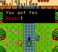 Link obtaining Bombs in Oracle of Ages
