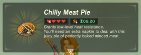 Chilly Meat Pie - BotW