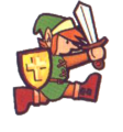 Link using the Jump Spell