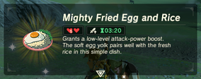 Mighty Fried Egg and Rice