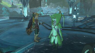 Give the Ancient Arowana to Yona to get the Zora Armor
