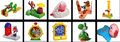 Complete set of 10 Burger King Toys