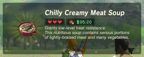 Chilly Creamy Meat Soup