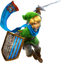 Link with the Hylian Sword