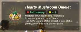 Hearty Mushroom Omelet