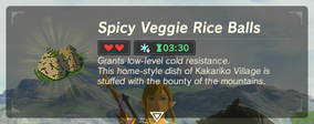 Spicy Veggie Rice Balls